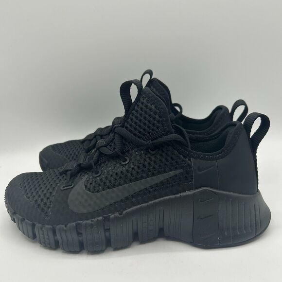 Nike Free Metcon 3 Triple Black Mens Sneakers Training Running Shoes Size 3.5 main image 6
